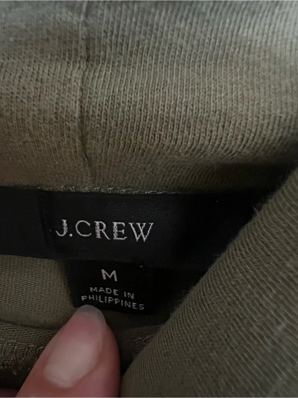 J.Crew Re-Imagined Olive Green Turtleneck Top – Size M